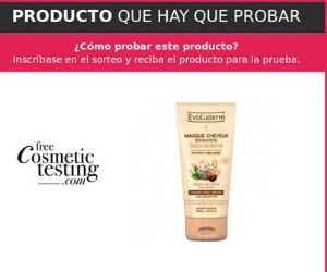 FREE COSMETIC TESTING OFRECE 20 PRUEBA GRATIS DE EVOLUDERM