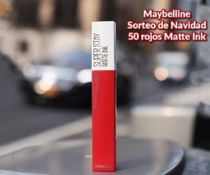 MAYBELLINE SORTEA 50 DE SUS ROJOS MATTE INK PARA 50 PERSONAS