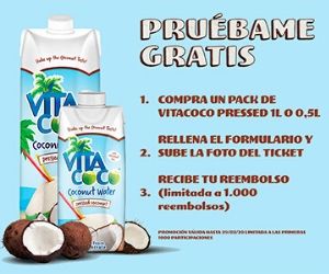 Reembolso de una bebida Vita Coco