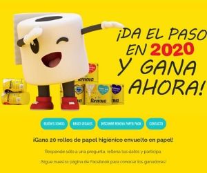 RENOVA SORTEA 3 LOTES DE 20 ROLLOS DE RENOVA PAPER PACK