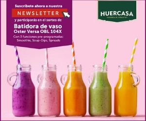 HUERCASA SORTEA UNA BATIDORA DE VASO OSTER VERSA OBL 104X