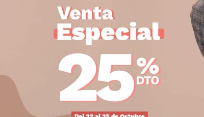 25% de descuento en la Venta Especial Ivonne. | Prueba Ya
