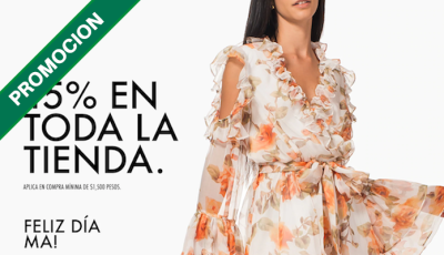 15% de descuento en toda la tiendas Soho por el Día de las Madres