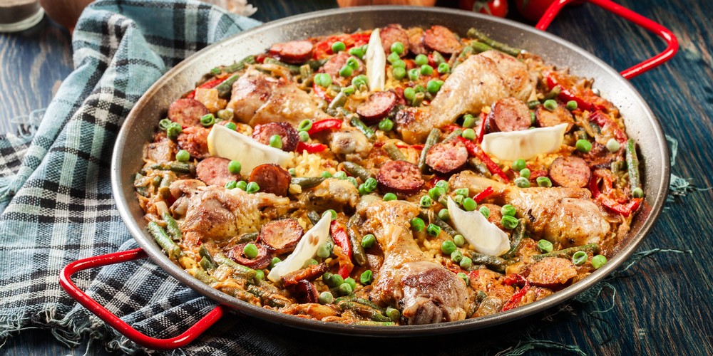 Paella Con Pollo Y Chorizo Prueba Ya