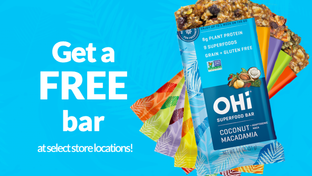Free OHi Superfood Bar