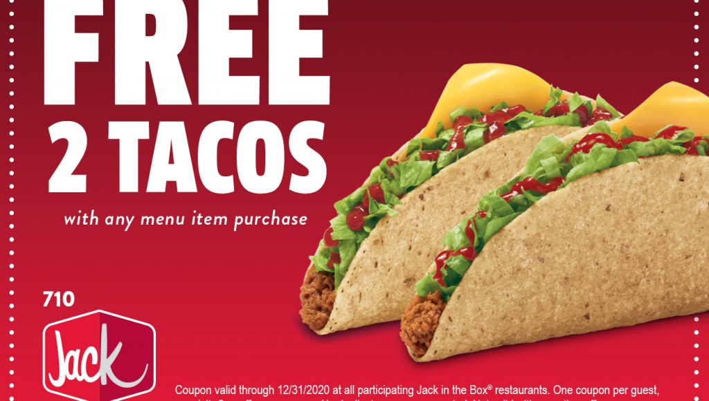 Two Free Tacos From Jack In The Box Samples Avenue