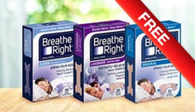 Get your 100% Free sample of Breathe right advanced strips
