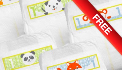 Sample care baby Diapers from Cuties