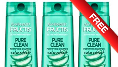 Free shampoo from Garnier