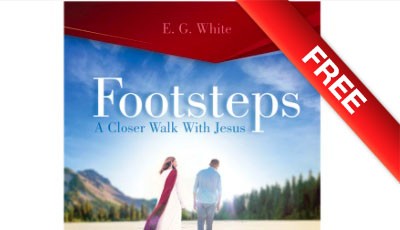 Request your Free Book \"Footsteps, a closer walk with Jesus\"