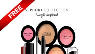 Per order with Sephora select a free sample