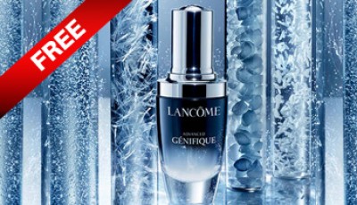 Free Sample: Get a \"Advanced Génifique Face Serum\" by Lancôme.