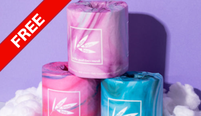 Get sample of toilet paper from Bim Bam Boo