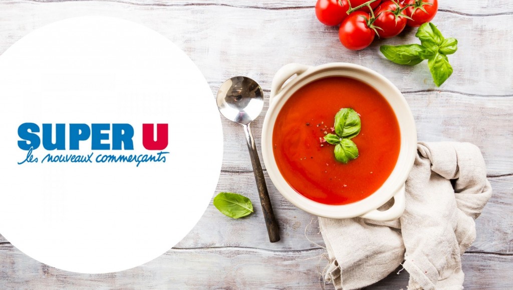 Bon plan Super U : 2 + 1 gratuit sur la soupe froide Gazpacho de la marque Alvalle