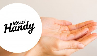 Testez gratuitement le gel pour les mains Merci Handy