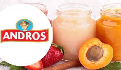 Testez gratuitement la nouvelle gamme de compotes recyclables de Andros.