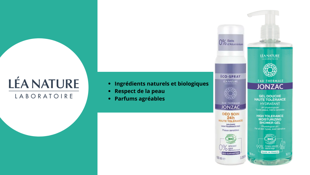 Testez gratuitement le duo Douche + Déo de LÉA NATURE