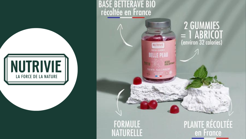 Testez gratuitement des Super-Gummies Belle Peau de NUTRIVIE