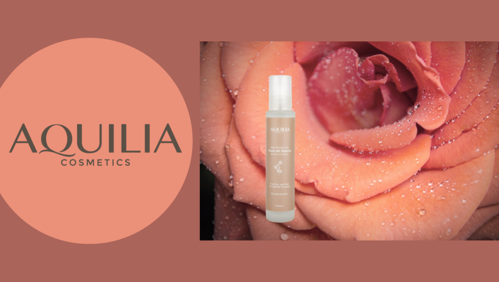 Testez gratuitement l\'eau florale de rose de damas Aquilia