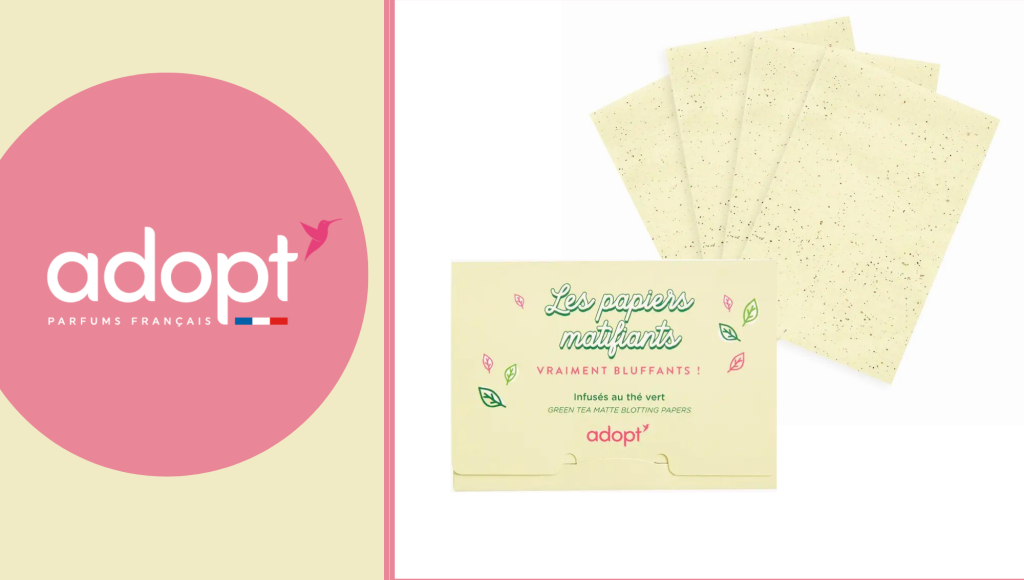 Testez gratuitement les Papiers matifiants - Adopt