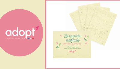 Testez gratuitement les Papiers matifiants - Adopt