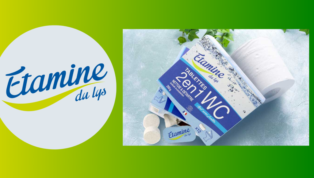 Testez gratuitement des tablettes WC 2en1 Étamine du Lys