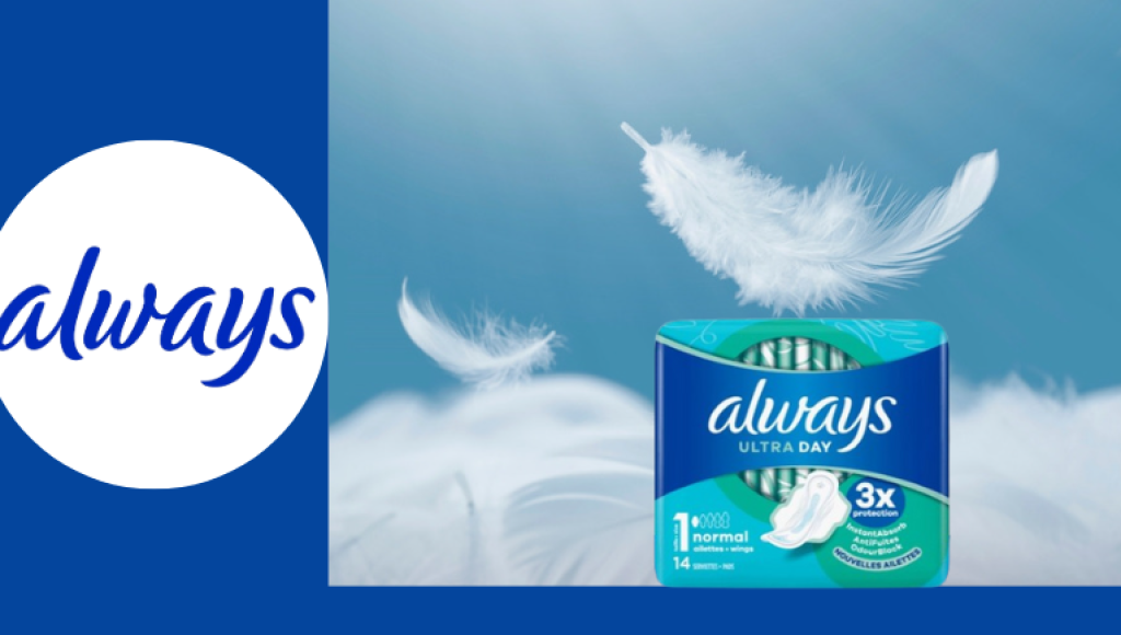 Testez gratuitement les produits Always & Tampax