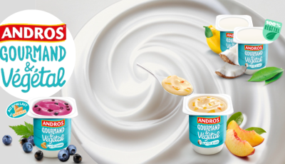 Testez gratuitement les yaourts Gourmand & Végétal de Andros