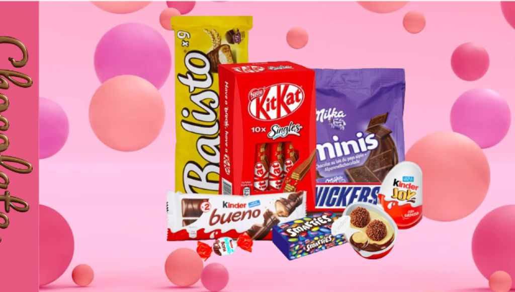 Testez gratuitement les barres chocolatées bonbon