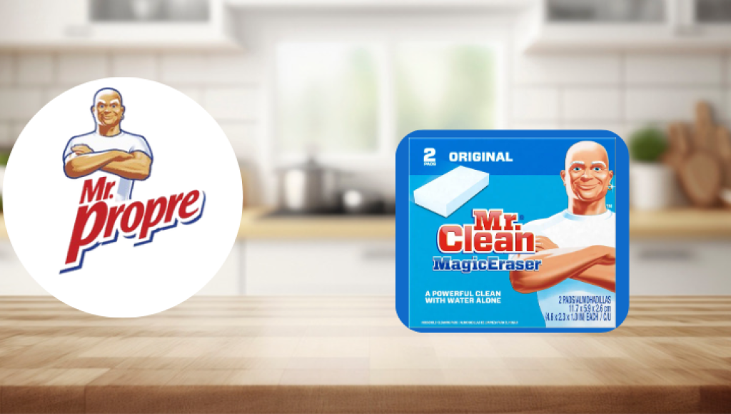 Testez gratuitement La gomme magique Mr. Propre