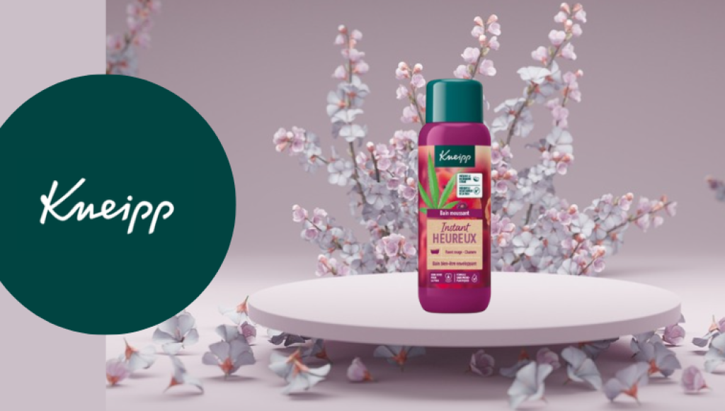 Testez gratuitement le bain moussant instant heureux Kneipp