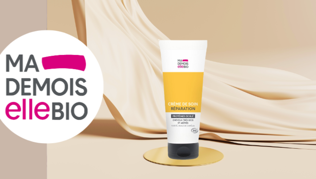 Testez gratuitement la crème de soin réparation nutrition Mademoiselle bio