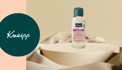 Testez gratuitement l\'huile de bain douce caresse Kneipp