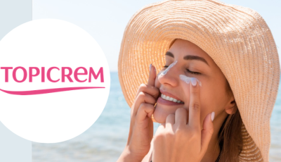 Testez gratuitement le sun protect lait solaire hydratant SPF50+ de Topicrem