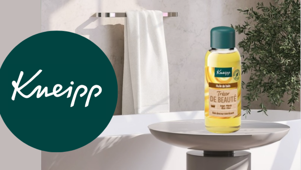 Testez gratuitement l\'huile de bain trésor de beauté de Kneipp