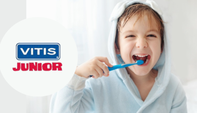 Testez gratuitement la brosse à dents Vitis Junior