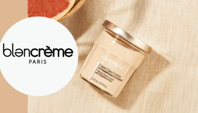 Testez gratuitement la crème corps fondante au pamplemousse et au basilic de Blancrème