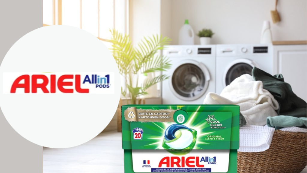 Testez gratuitement la lessive Ariel all in 1 PODS