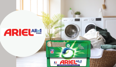 Testez gratuitement la lessive Ariel all in 1 PODS