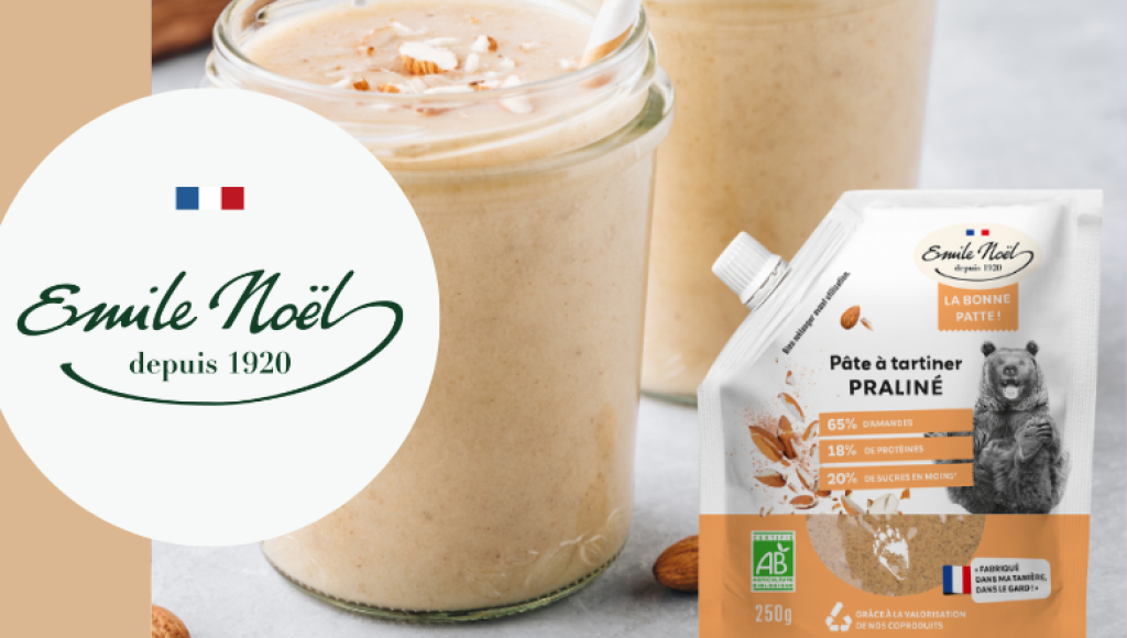 Testez gratuitement la pâte à tartiner praliné 250g La Bonne Patte d\'Emile Noel