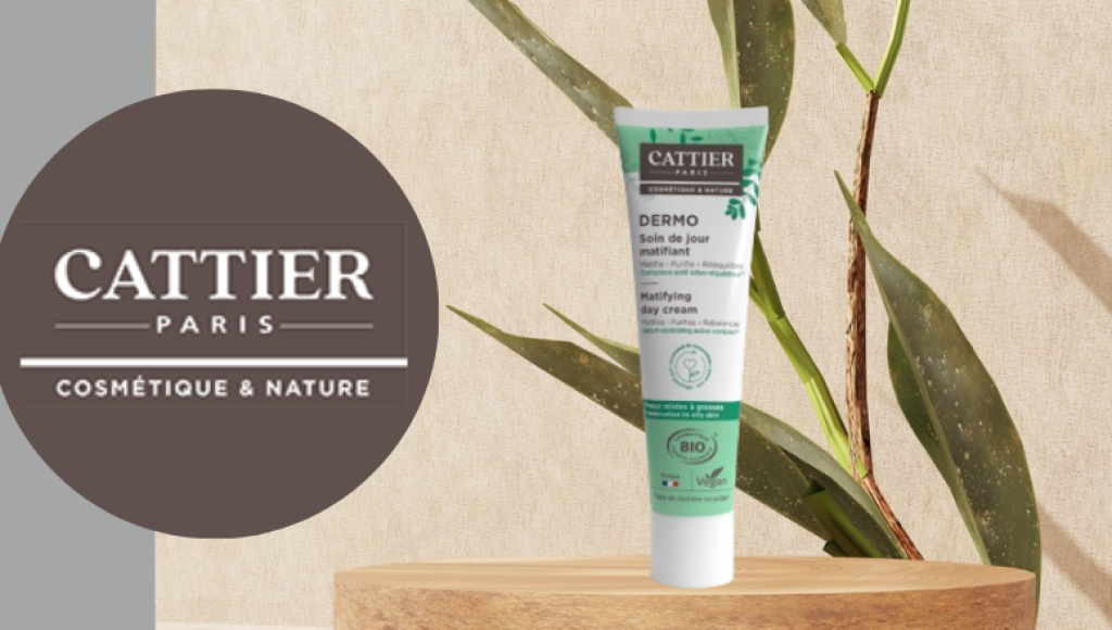 Testez gratuitement le soins de jour matifiant de Cattier