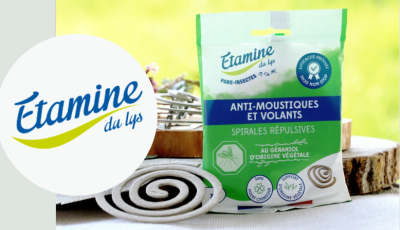 Testez gratuitement les spirales anti-moustiques et volants Etamine du Lys