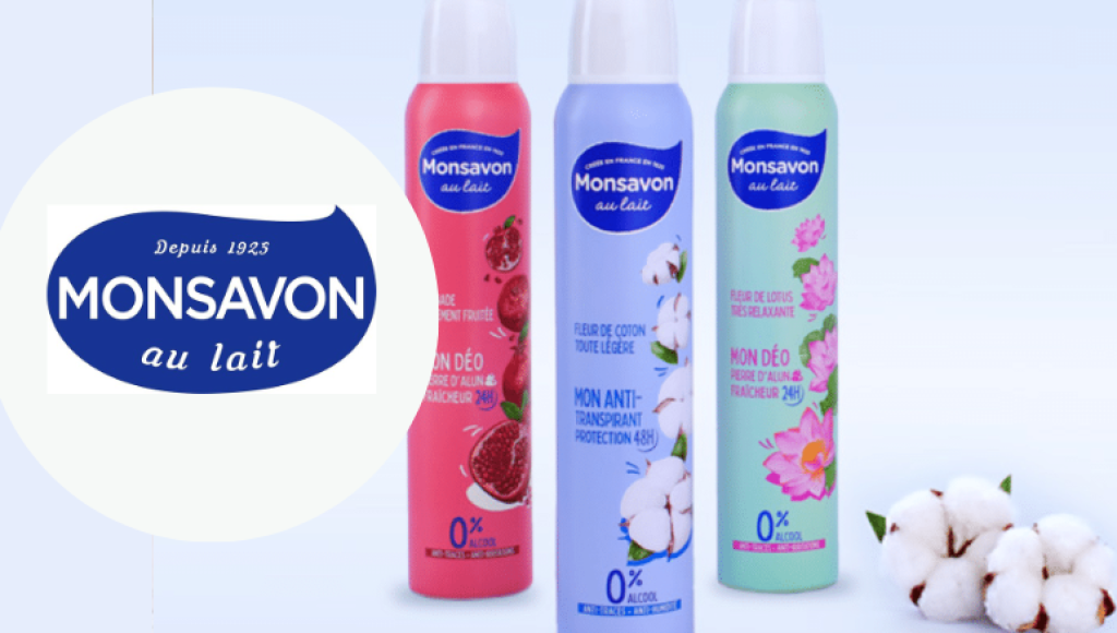 Testez gratuitement les déodorants Monsavon