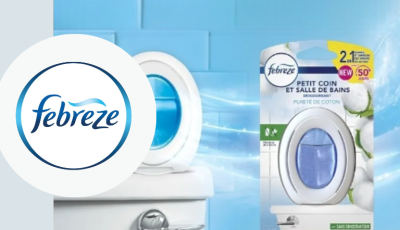 Testez gratuitement le désodorisant de Febreze