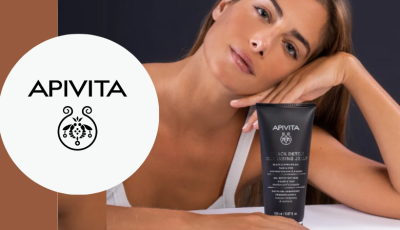 Testez gratuitement le gel nettoyant noir visage et yeux d\'Apivita