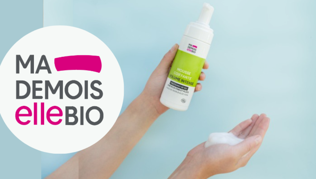 Testez gratuitement la mousse coiffante de Mademoiselle bio