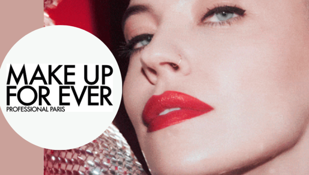 Testez gratuitement le rouge à lèvres rouge artist de MAKE UP FOR EVER