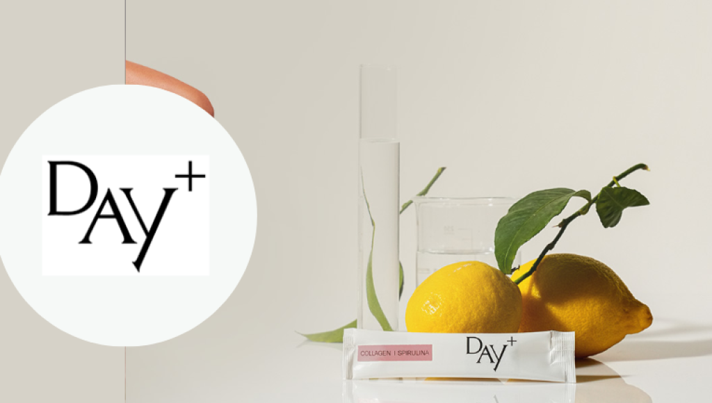 Testez gratuitement le stick à boire collagen & spirulina+ et le sérum corps expert fermeté de DAY+