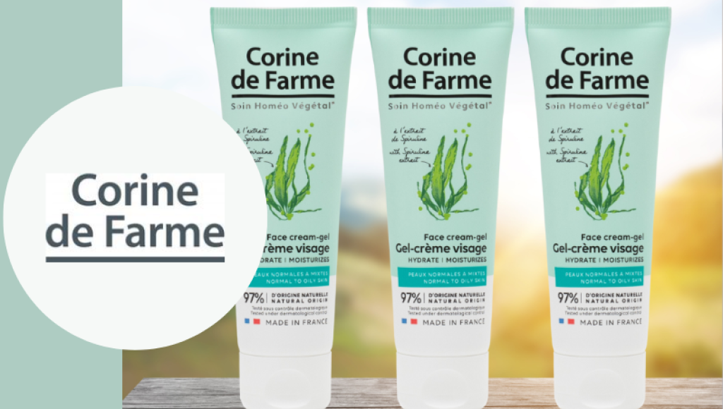 Testez gratuitement le gel-crème spiruline de Corine de Farme