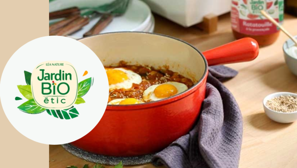 Testez gratuitement les ratatouilles à la provençale bio et gourmandes de Jardin BiO étic